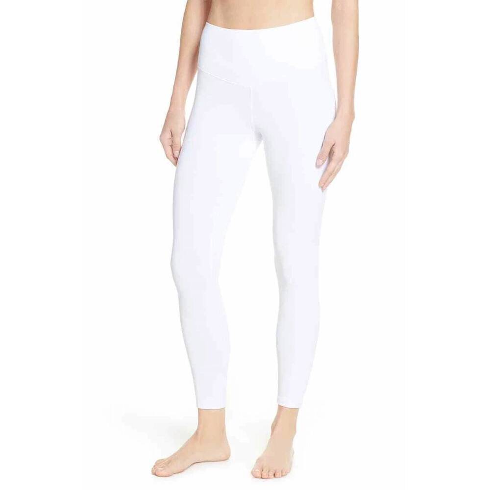 NEW FREE PEOPLE high rise formation legging in white
